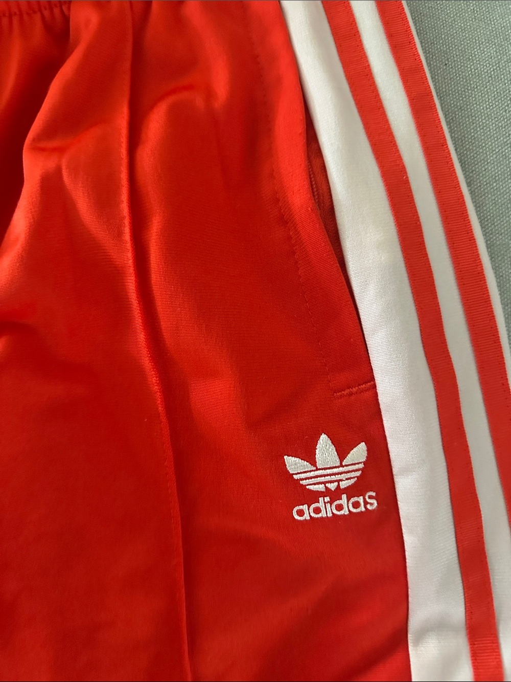 Adidas Ain’t No Sunshine Three-Stripe Joggers with Floral Accent small - Picture 3 of 7